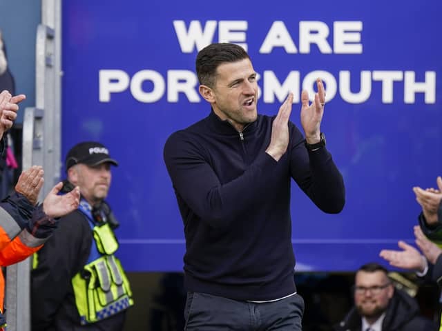 John Mousinho has his eyes open about the challenge Pompey face in the Championship. Pic: Jason Brown/ProSportsImages