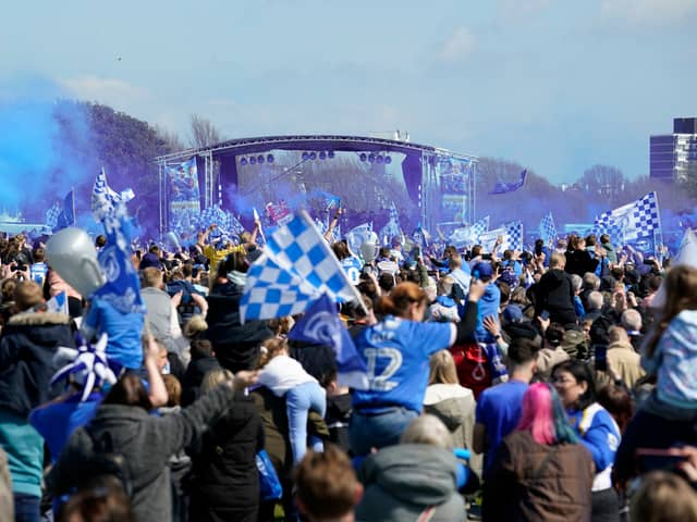 Pompey have apologised over sound issues which impacted the Southsea Common celebrations. Pic:  Andrew Matthews/PA Wire.