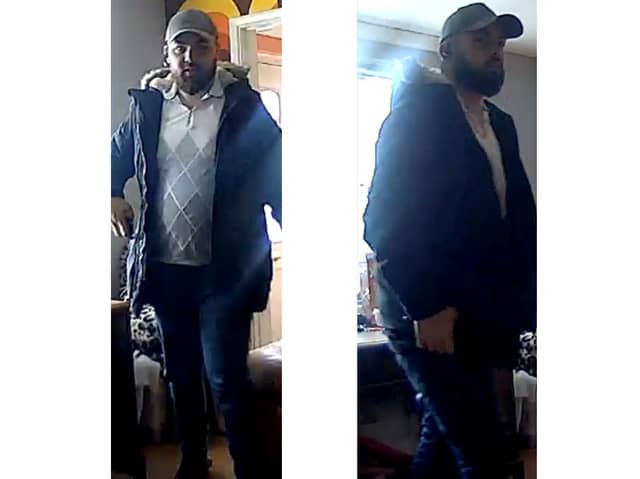 Police want to speak to a man after a high value gold chain was stolen from an address in Havant.