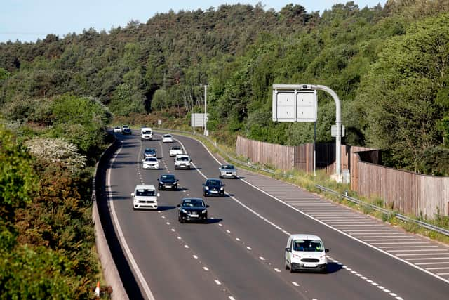 National Highways will be carrying out major infrastructure improvements on the M3 in Hampshire. Picture: ADRIAN DENNIS/AFP via Getty Images