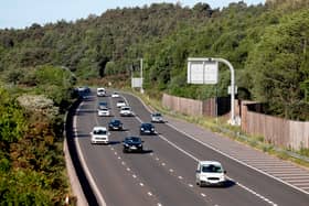 National Highways is putting plans in motion for major infrastructure improvements on the M3 in Hampshire. Picture: ADRIAN DENNIS/AFP via Getty Images