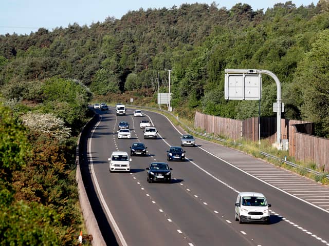 National Highways will be carrying out major infrastructure improvements on the M3 in Hampshire. Picture: ADRIAN DENNIS/AFP via Getty Images