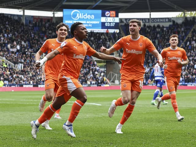 Pompey boss John Mousinho is an admirer of Blackpool's Karamoko Dembele. Pic: CameraSport - Lee Parker