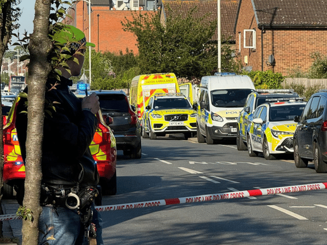 A 36-year-old man wielding a sword was arrested after an attack on members of the public and two police officers in Hainault. (Credit: Peter Kingdom/PA Wire)