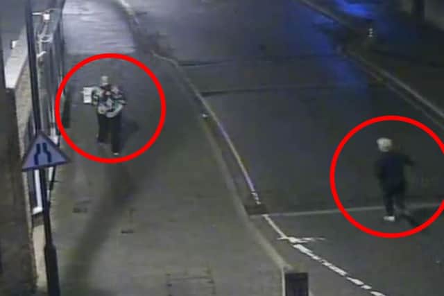 Police are looking for these people after an attack in Hythe.