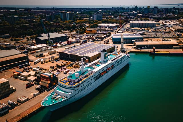 MS Deutschland is visiting Portsmouth International Port soon from Germany, taking passengers on a tour across the British Isles including to Ireland, Scotland and the Orkney Islands.