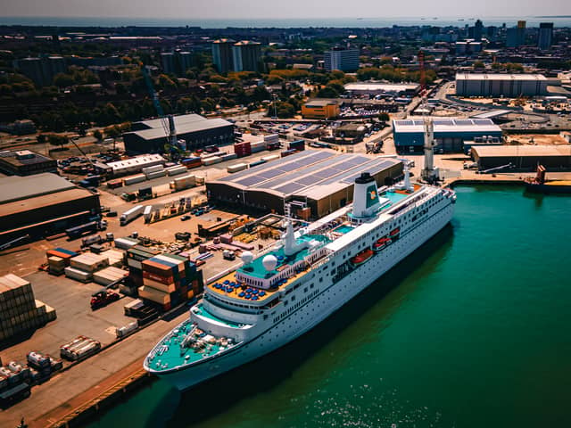 MS Deutschland is visiting Portsmouth International Port soon from Germany, taking passengers on a tour across the British Isles including to Ireland, Scotland and the Orkney Islands.