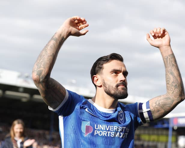 Pompey skipper Marlon Pack's in talks over his Fratton future after being offered a new contract. Pic: Ben Whitley/PA Wire.