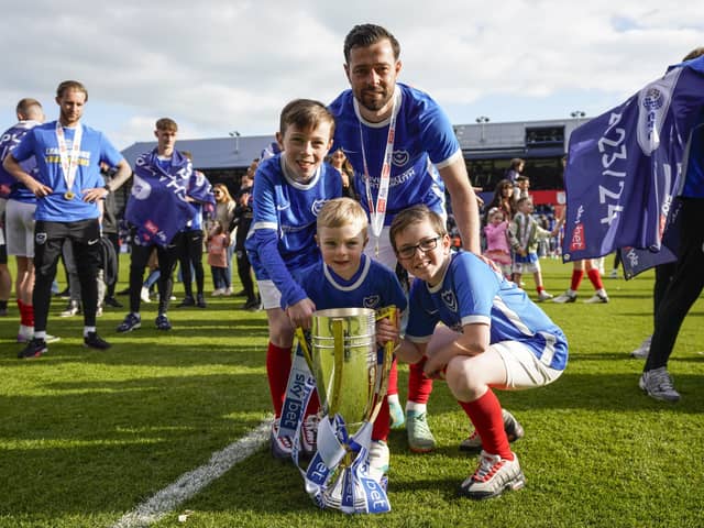 Joe Rafferty has been released by Pompey following their League One title success. Picture: Jason Brown/ProSportsImages