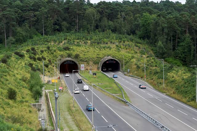 A serious collision has led to the closure of the Hindhead Tunnel in both directions overnight.
