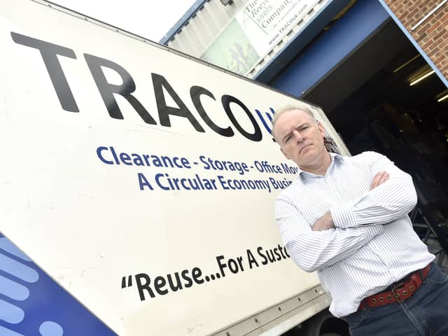 Jason Bentley, founder and managing director of Traco UK Ltd in Hilsea, is frustrated about the impact Eastern Road closures are having on his business.