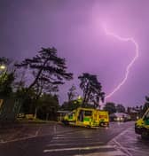 Thunderstorms in Portsmouth. Picture: Marcin Jedrysiak