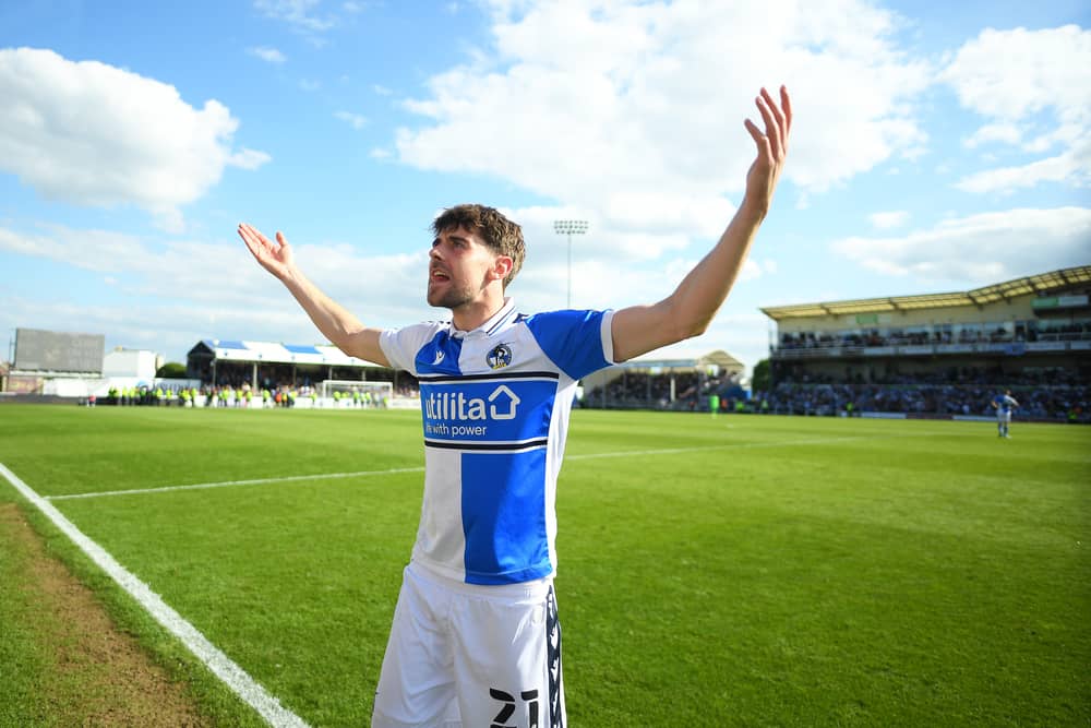 Bristol Rovers' Antony Evans was linked with a move to Pompey this summer. Pic: Getty.