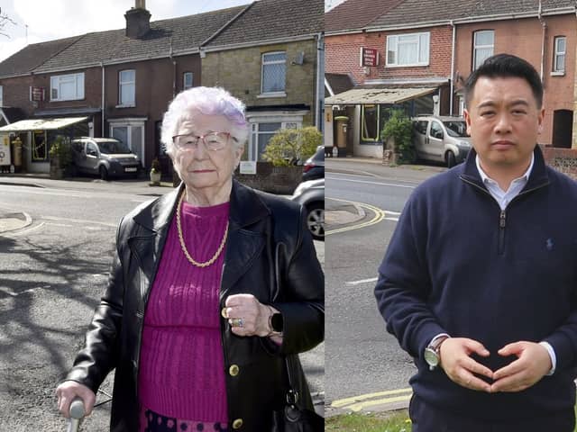 Maria Gray, of Hayling Island, was dismayed when she received a letter from Alan Mak MP claiming credit for the Royal Mail's decision to reinstate a post box in Stoke.