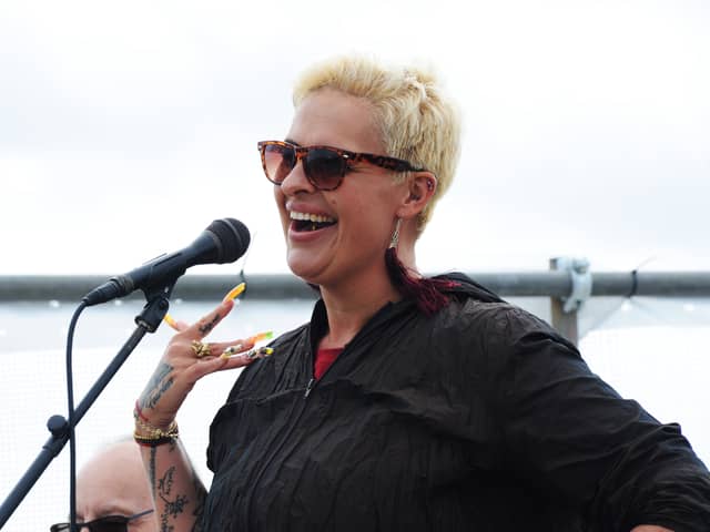 Emiliyah Witkiewicz, lead singer of EMZ All Stars will be performing in the first bandstand of the summer.
