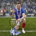 Pompey midfielder Lee Evans has not been retained after joining on a short-term deal in March.