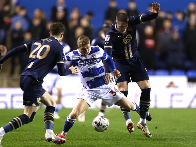 Reading midfielder Michael Craig in action for Reading against Port Vale this season