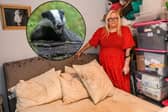 Rae Boxley, 51, has been trapped in her home by badgers but the council won't help because they are a protected specie
