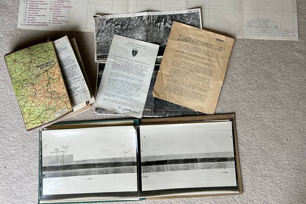 Maps and planning documents detailing top-secret plans were donated to House on the Hill museum. 