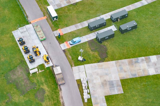 Preparations are underway for the D-Day Commemorations on Southsea Common. Picture: Marcin Jedrysiak