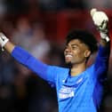 Former Pompey triallist Corey Addai impressed in the play-offs for Crawley against MK Dons last night. (Photo by Steve Bardens/Getty Images)