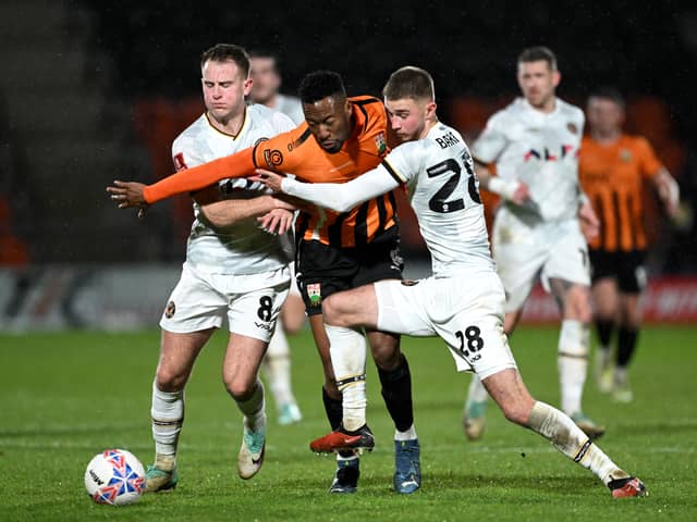 Former Pompey player Nicke Kabamba, now with Barnet, scored on his England C debut this week. Picture: Justin Setterfield/Getty Images.