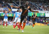 John Akinde played for Pompey in 2013 but failed to score. He did score on his return to Fratton Park in 2016 however. (Photo by Harry Murphy/Getty Images)