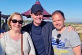 Stephen Mulhern was spotted at the Eastney Coffee Cup over the May bank holiday. 

Pictured: Stephen Mulhern (Middle) with two customers of the coffee shop. 