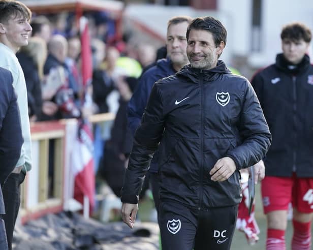 Danny Cowley was replaced as Pompey head coach by John Mousinho, yet had recruited seven of the side which would win the League One title. Picture: Jason Brown/ProSportsImages