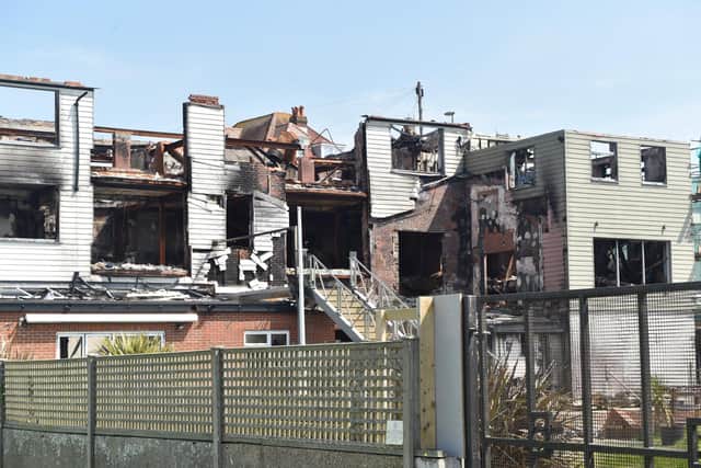 The Osborne View pub in Hill Head near Fareham was struck by a huge fire in the early hours of Thursday, February 22, with firefighters from ten Hampshire stations rushing to tackle the inferno.