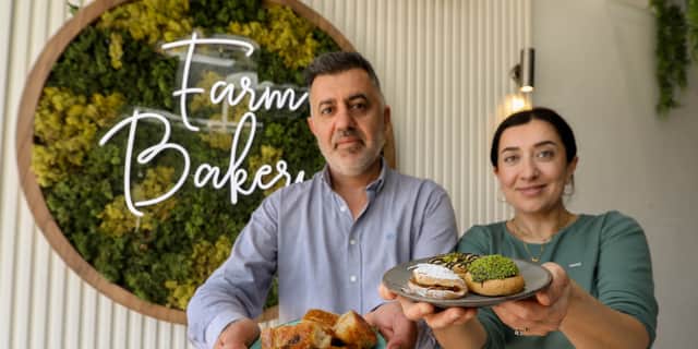 Farm Bakery owners, Anver and Hatun Taykur, have been delighted with the response from customers since opening the bakery as a an extension to their Farm Kitchen restaurant.