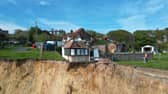 The demolition of Cliff Farm in Trimingham. May 10 2024. 