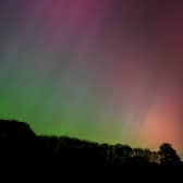 The aurora borealis, also known as the northern lights, over Basingstoke. Picture: Andrew Matthews/PA Wire