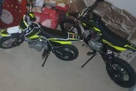 Four dirt bikes have been stolen from a shed in Whiteley, with one of them being seen in the Southampton area following the theft. Picture: Hampshire and Isle of Wight Constabulary.