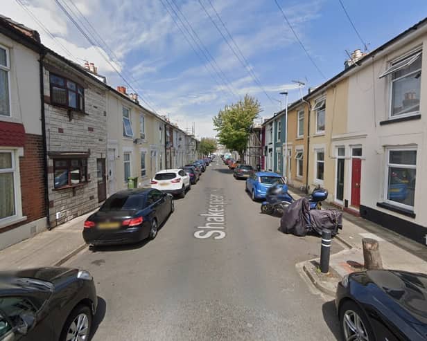 Police said two men were seen running from an address in Shakespeare Road, Kingston. One of them was reportedly carrying a knife or sharp object, with another bleeding from his injuries. Picture: Google Street View