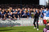 Who is the most successful manager at Fratton Park, in terms of win percentage? 