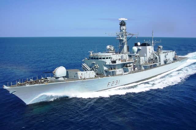 Plymouth-based Type 23 frigate HMS Argyll. Picture: Ministry of Defence/Crown copyright/PA Wire