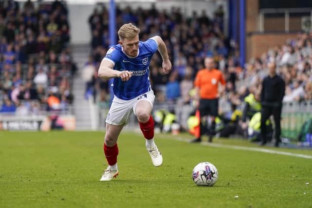 John Mousinho insists he’s not looking for another left-back at present, with Jack Sparkes (pictured) and Connor Ogilvie fighting it out. Picture: Jason Brown/ProSportsImages