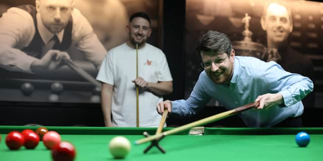 Portsmouth Singles Champion, Nick Fegan, showed me the ropes at Waterlooville Sports Bar