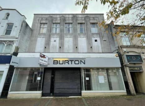The former Burton store looks set to be converted into a McDonald’s