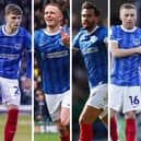 From left to right: Zak Swanson, Colby Bishop, Marlon Pack and Joe Morrell and their futures are detailed in our Pompey squad predictions.