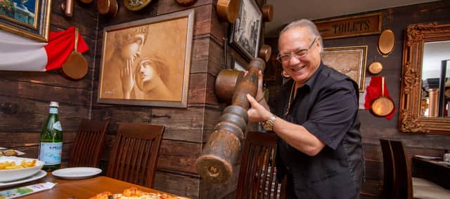 Giuseppe Mascia infectious personality has been entertaining customers for 50 years.