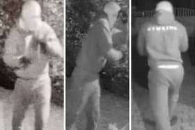 Police wish to speak to this male after several windows were smashed along Church Lane, Hedge End, on May 11. Picture: Hampshire and Isle of Wight Constabulary.