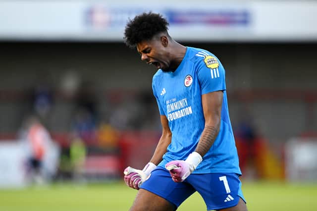 Former Pompey triallist Corey Addai has won promotion to League One through the play-offs at Wembley. Picture: Mike Hewitt/Getty Images.