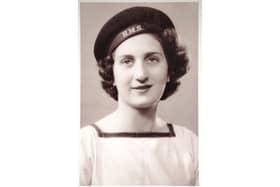 Handout photo of D-Day veteran Marie Scott, who worked on the switchboard in the tunnels under Fort Southwick in Portsmouth, and transmitted messages to and from the beaches, pictured as a 17 year old switchboard operator at Fort Southwick in 1944, ahead of the 80th anniversary of D-Day. 