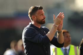 Rob Edwards following his side's final match in the Premier League. Luton suffered a 4-2 defeat to Fulham