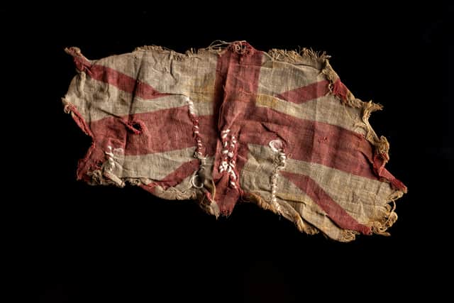 D-Day Shirley Whittles Flag - one of the objects analysed in the book.