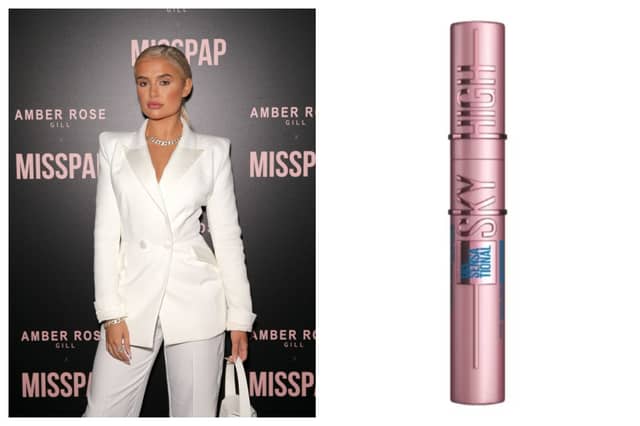 Love Island’s Molly-Mae Hague is a fan of Maybelline Lash Sensational Sky High Mascara, which is £12.99.