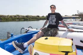 Brian McGuffie, a one leg amputee and former soldier in the British Army, has supported veterans though charities including Team Endeavour Racing and Blesma. He believes more needs to be done to tackle veteran homelessness. Picture: Whendie Backwell