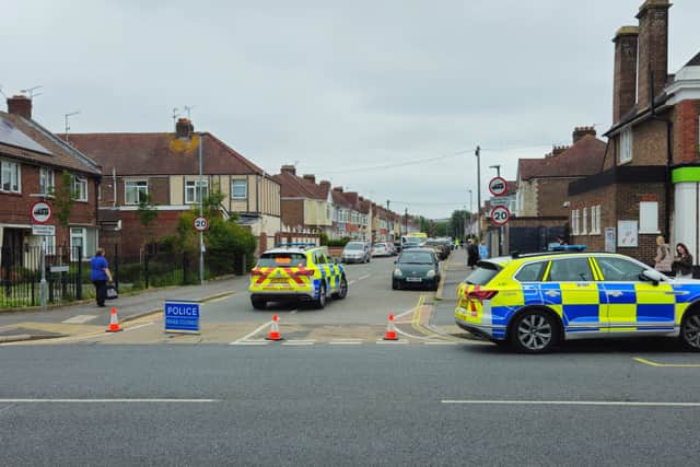 Oakwood Road crash. Pic: Stuart Vaizey